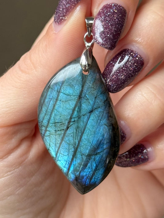 Labradoriet kettinghanger #no.2 (bescherming & intuitie)