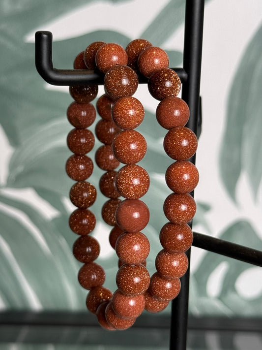 Goudsteen Armband 10 mm – Vertrouwen, Positiviteit & Vreugde