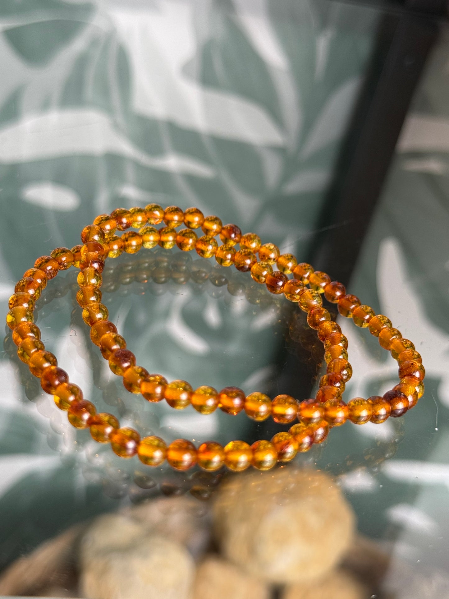 Barnsteen armband 5 mm â warmte, bescherming & levensenergie
