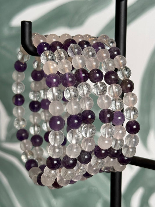 Gouden Driehoek Armband 6 mm – Harmonie, Energie & Bescherming