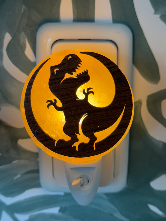 Himalayazout nachtlampje 'Dino'