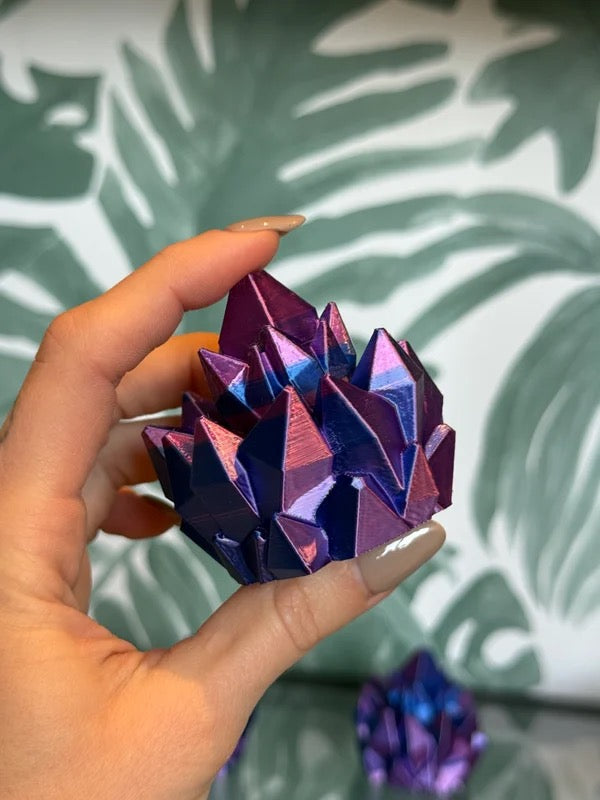 Crystal fidget spinner