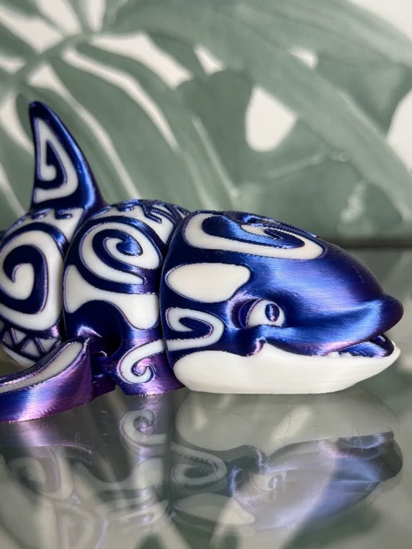 Flexi tattooed orca