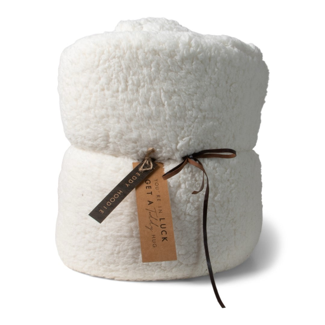 🧸 Teddy snuggle cape – superzacht & warm