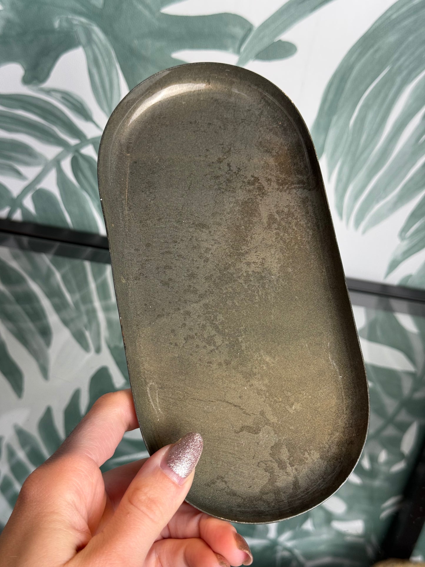 Schaaltje ‘Olijf’ – decoratief metalen schaaltje
