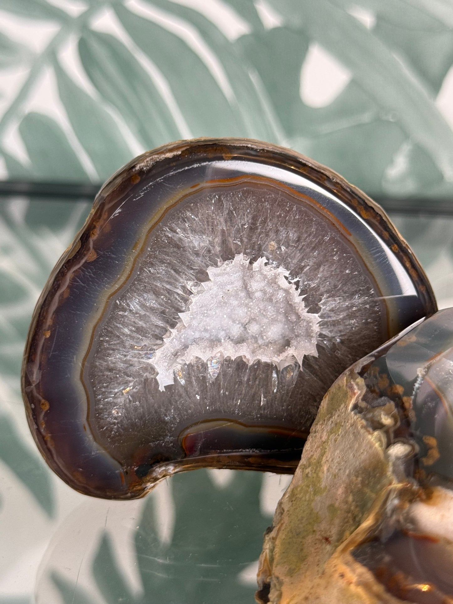 Agaat geode paar #no.42