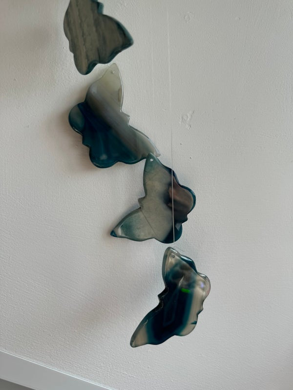 Agaat hanger vlinder (blauw)