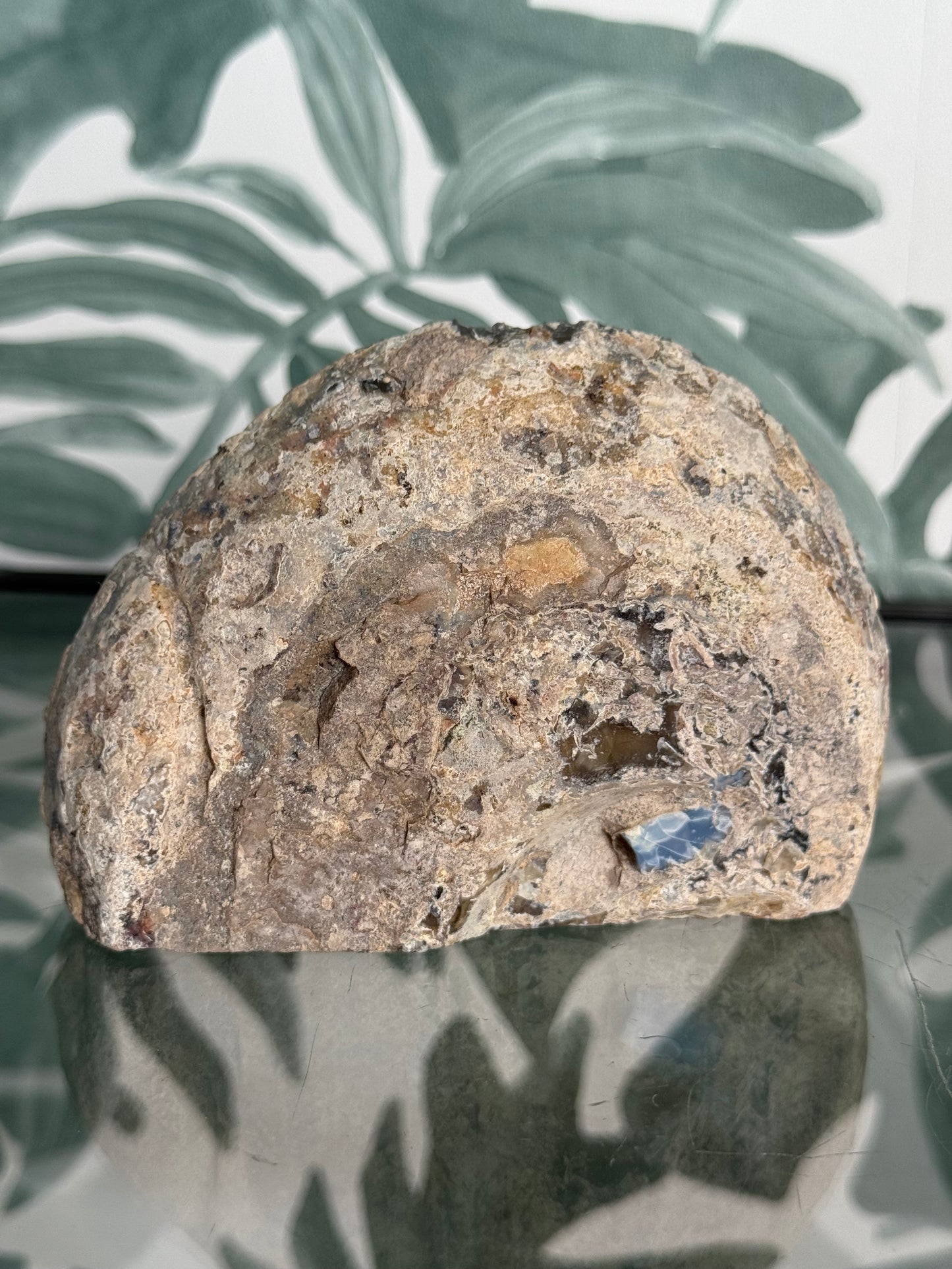Agaat geode op standvlak #no.35