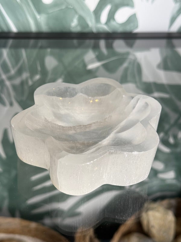 Seleniet oplaadbakje bloem