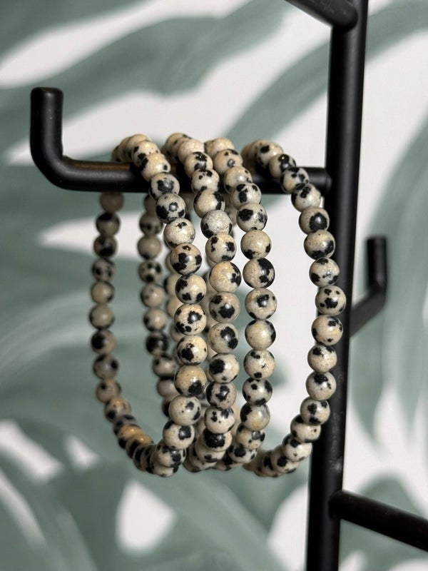 Dalmatiër jaspis kinder armband
