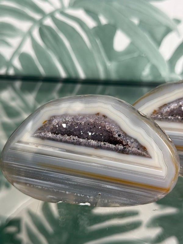 Agaat geode paar #no.30