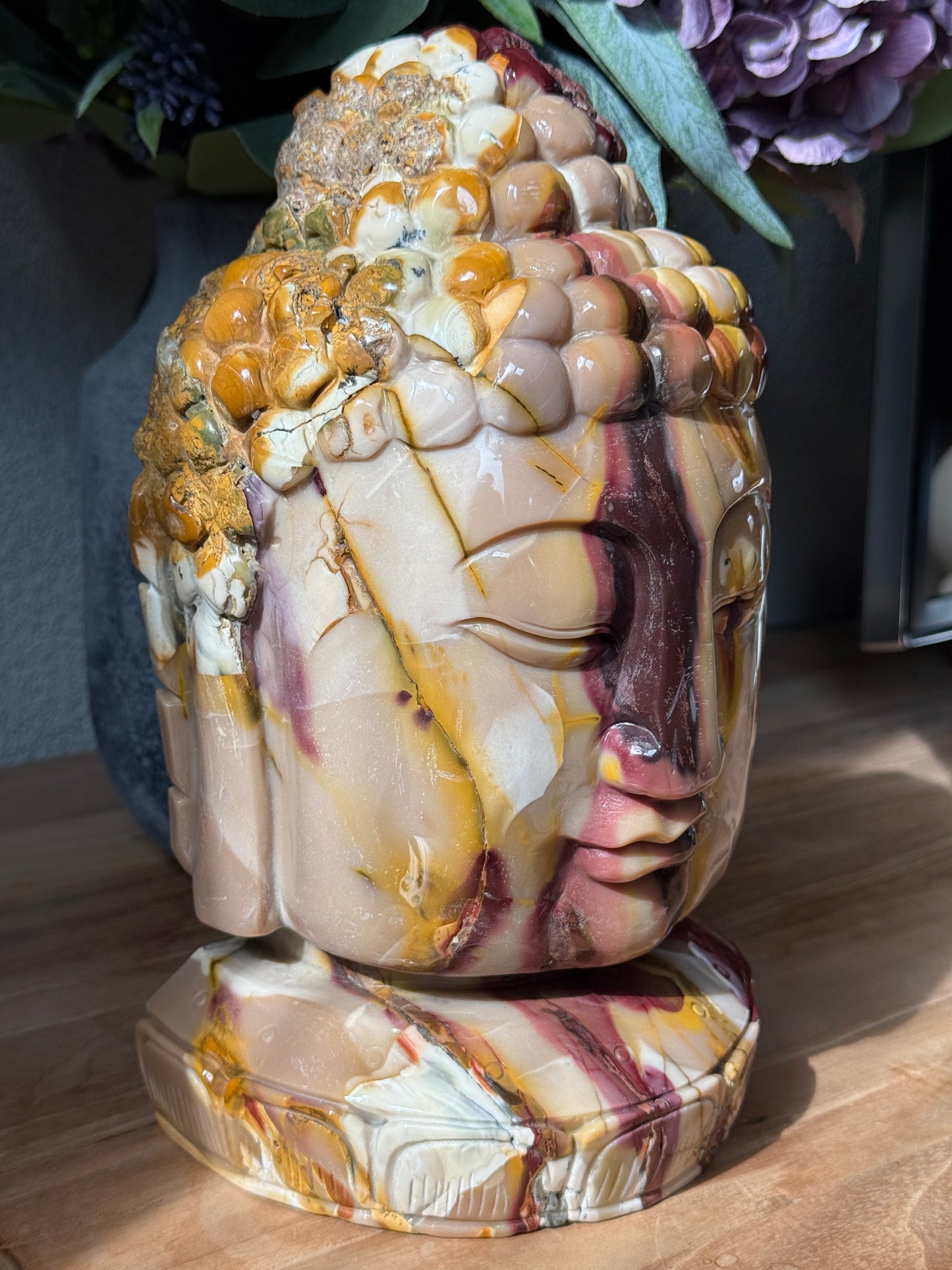 Mokait boeddha XL 5 kilo!