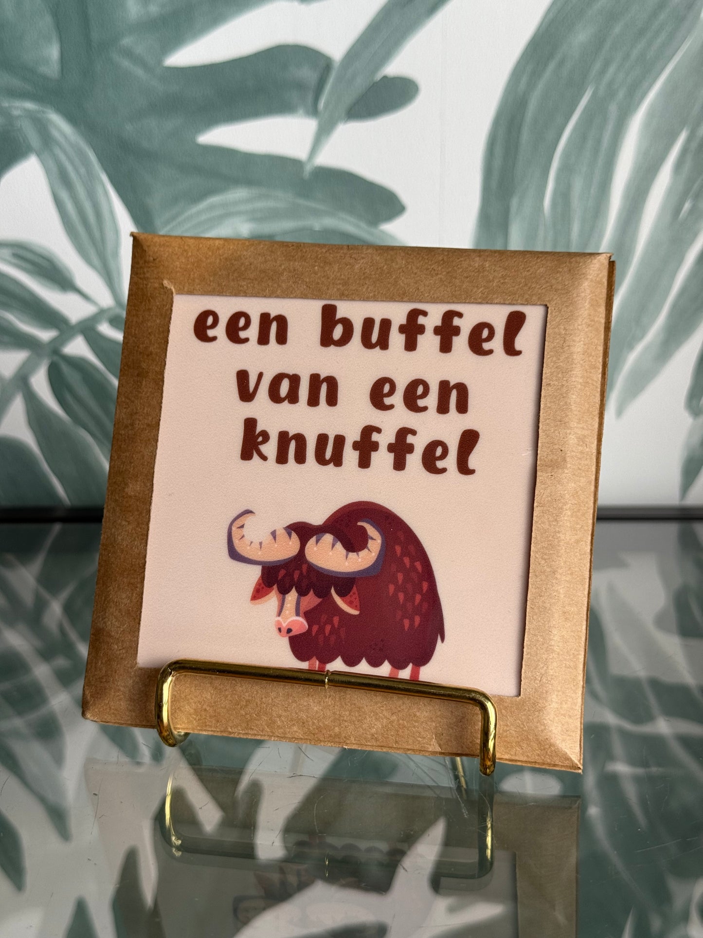 Tegeltje - buffel