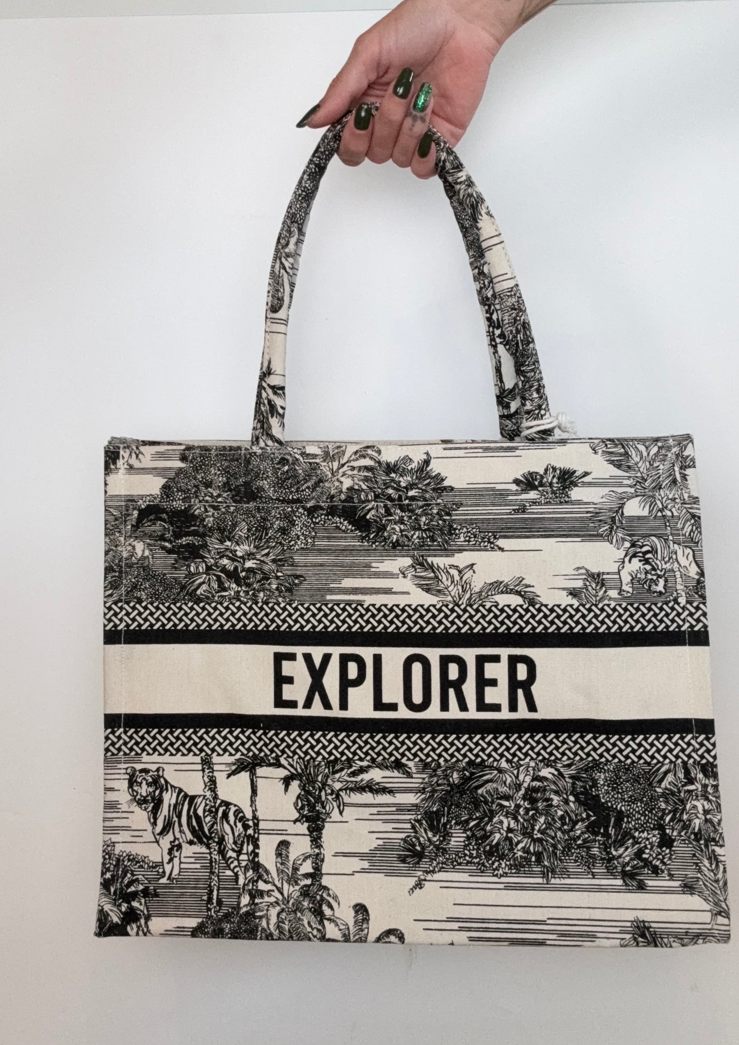 Shopper & toilettas – Jungleprint met tijger