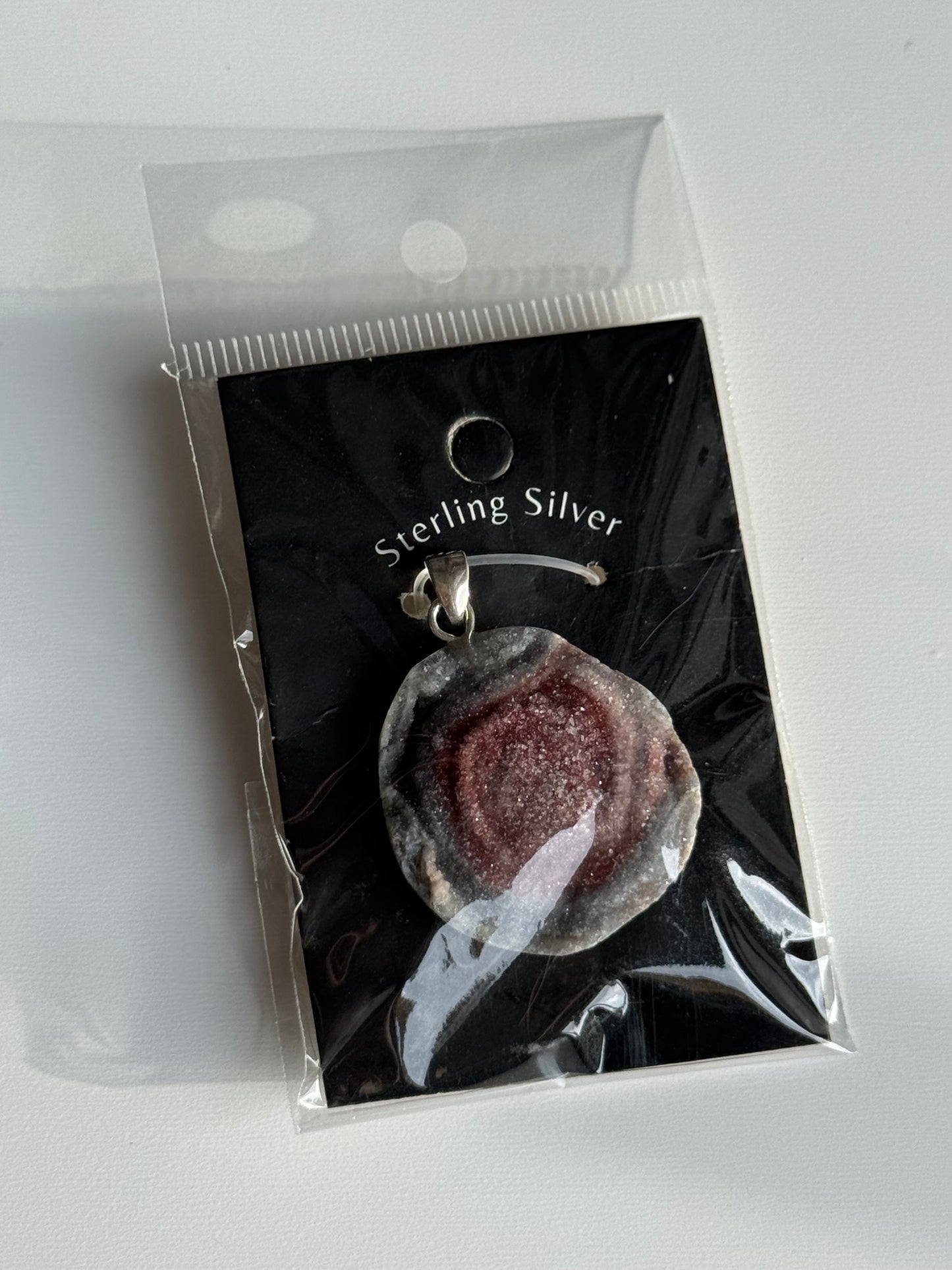 Chalcedoon kettinghanger 925 (kalmerend & verbindend)