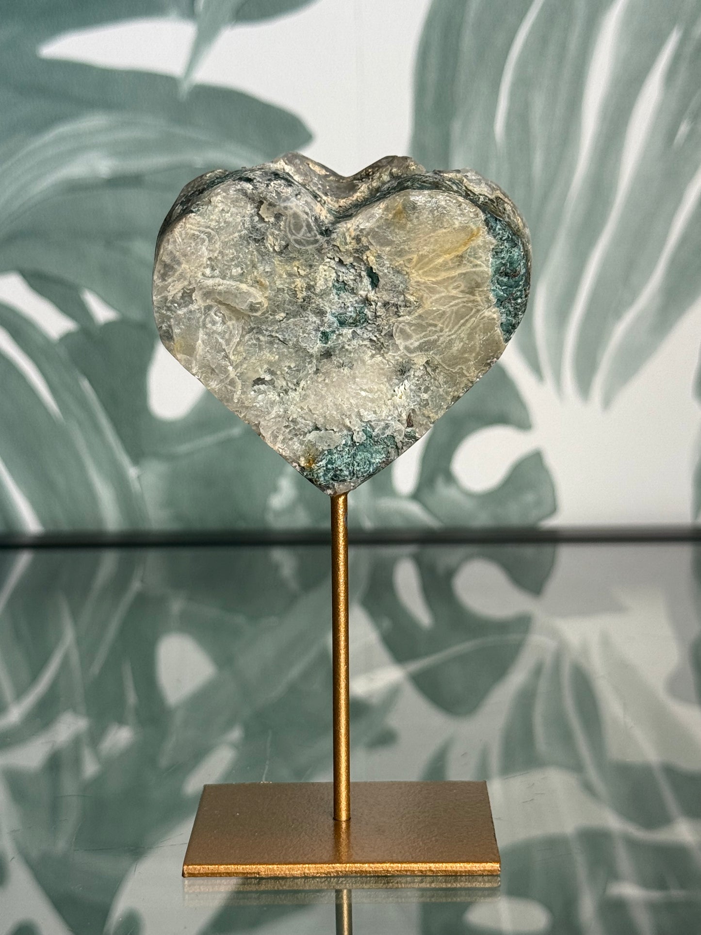 Amethist roos hart op pin #no.66