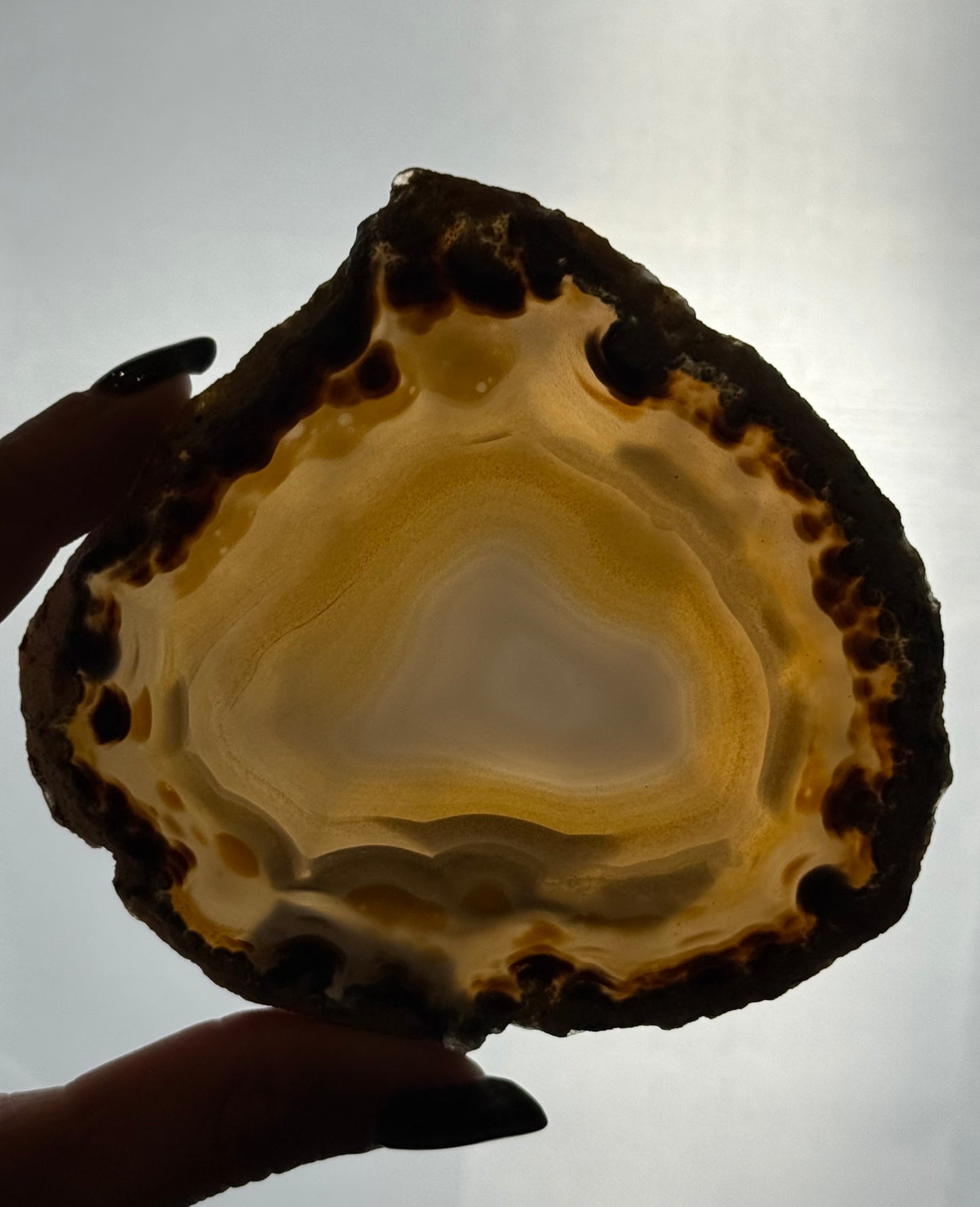 Agaat schijf natuurlijk - #no.233