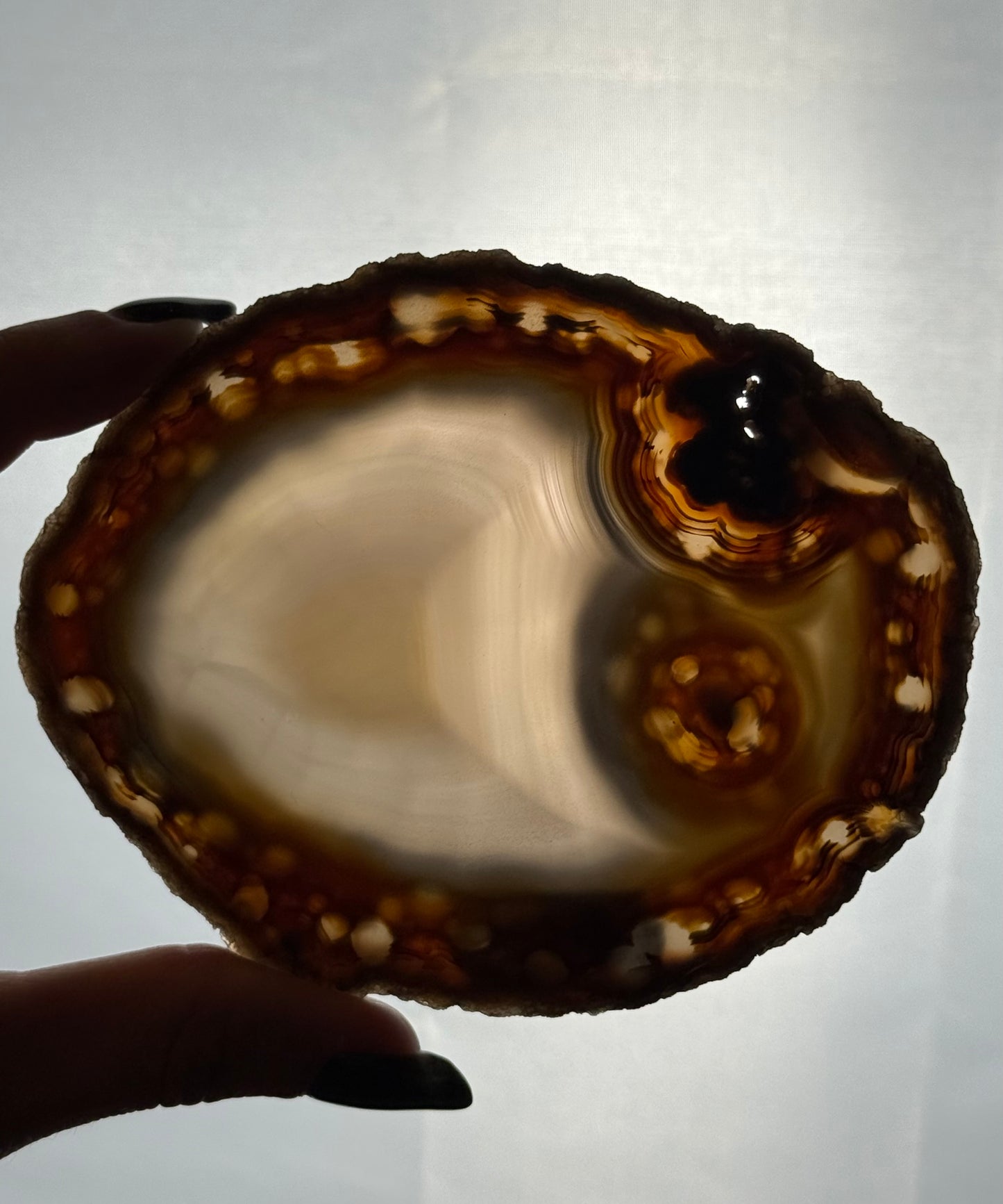 Agaat schijf natuurlijk - #no.237