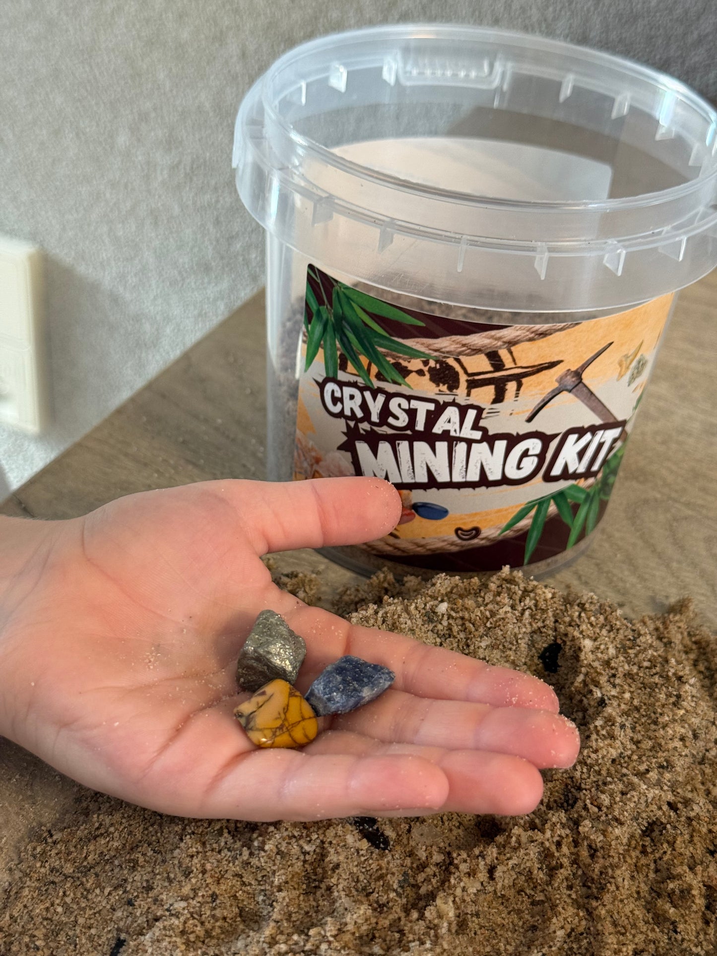 Crystal mining kit