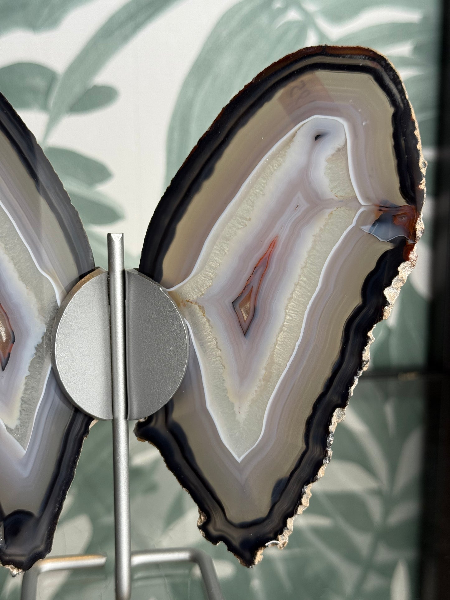 Agaat vlinder op standaard - no.70