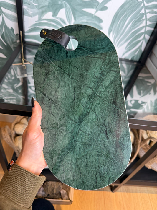 Groene marmeren serveerplank – Senza