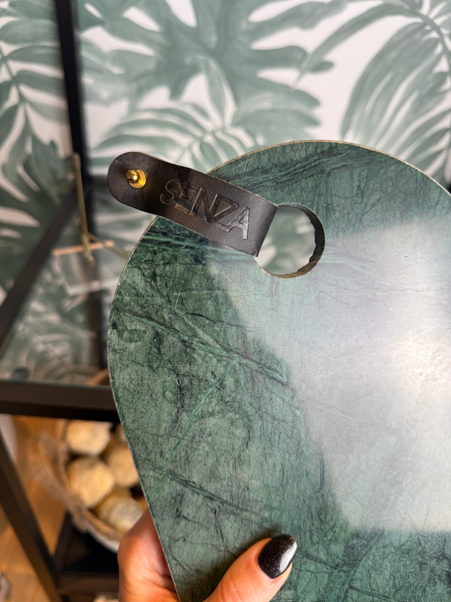 Groene marmeren serveerplank – Senza