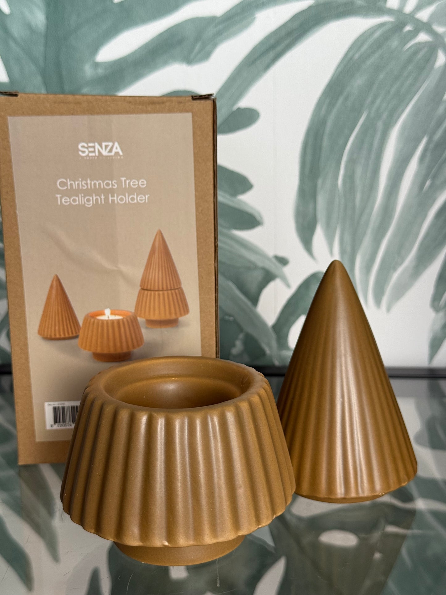 Senza waxinelichthouder - kerstboom