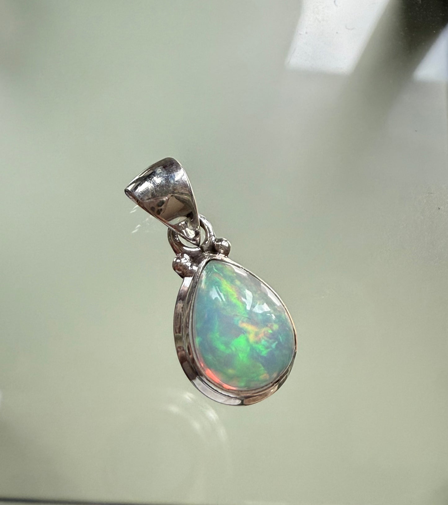 Opaal Hanger Ovaal 10x8 mm – Ethiopië – 925 Zilver