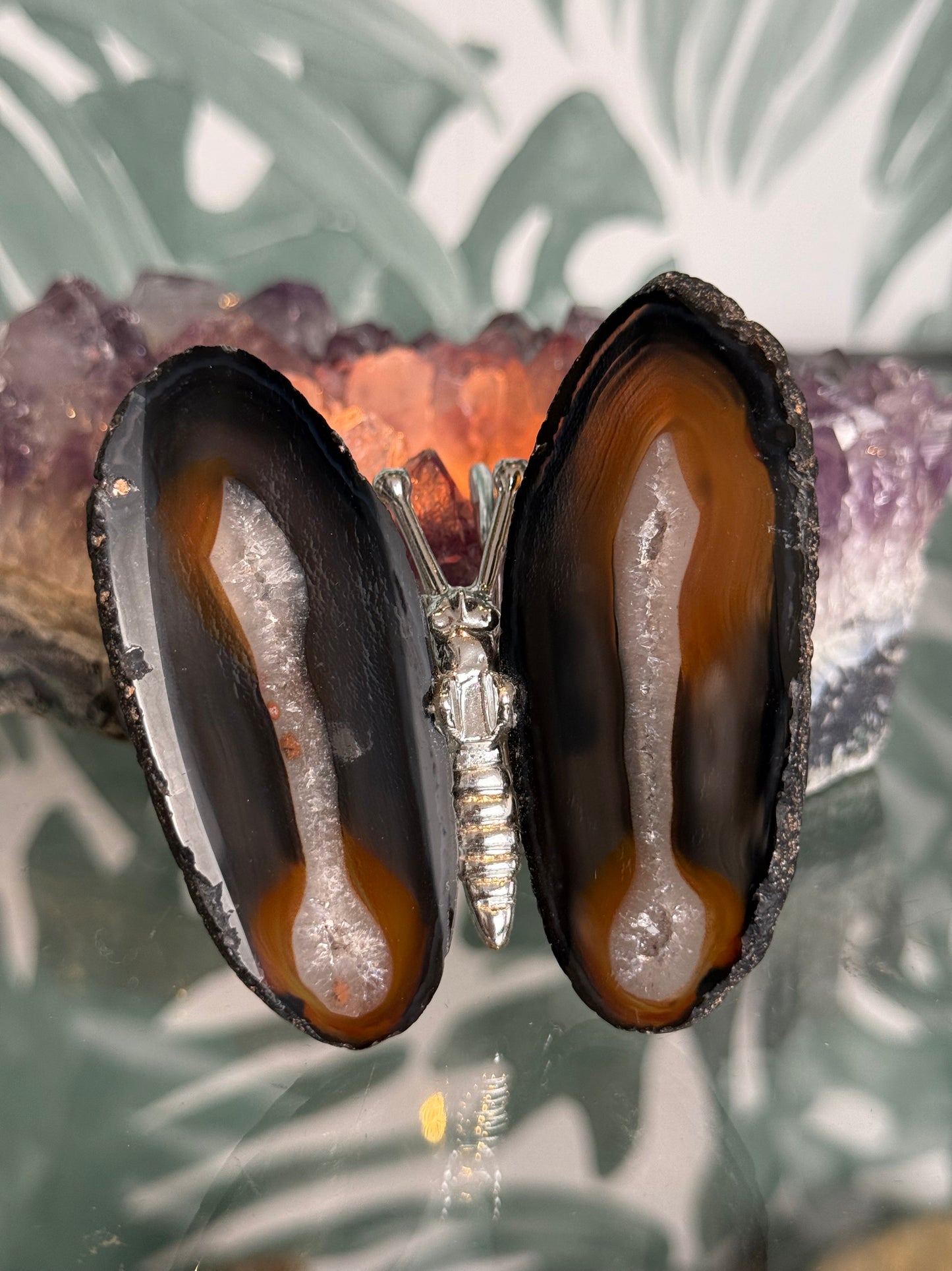 Agaat vlinder natuurlijk #no.110