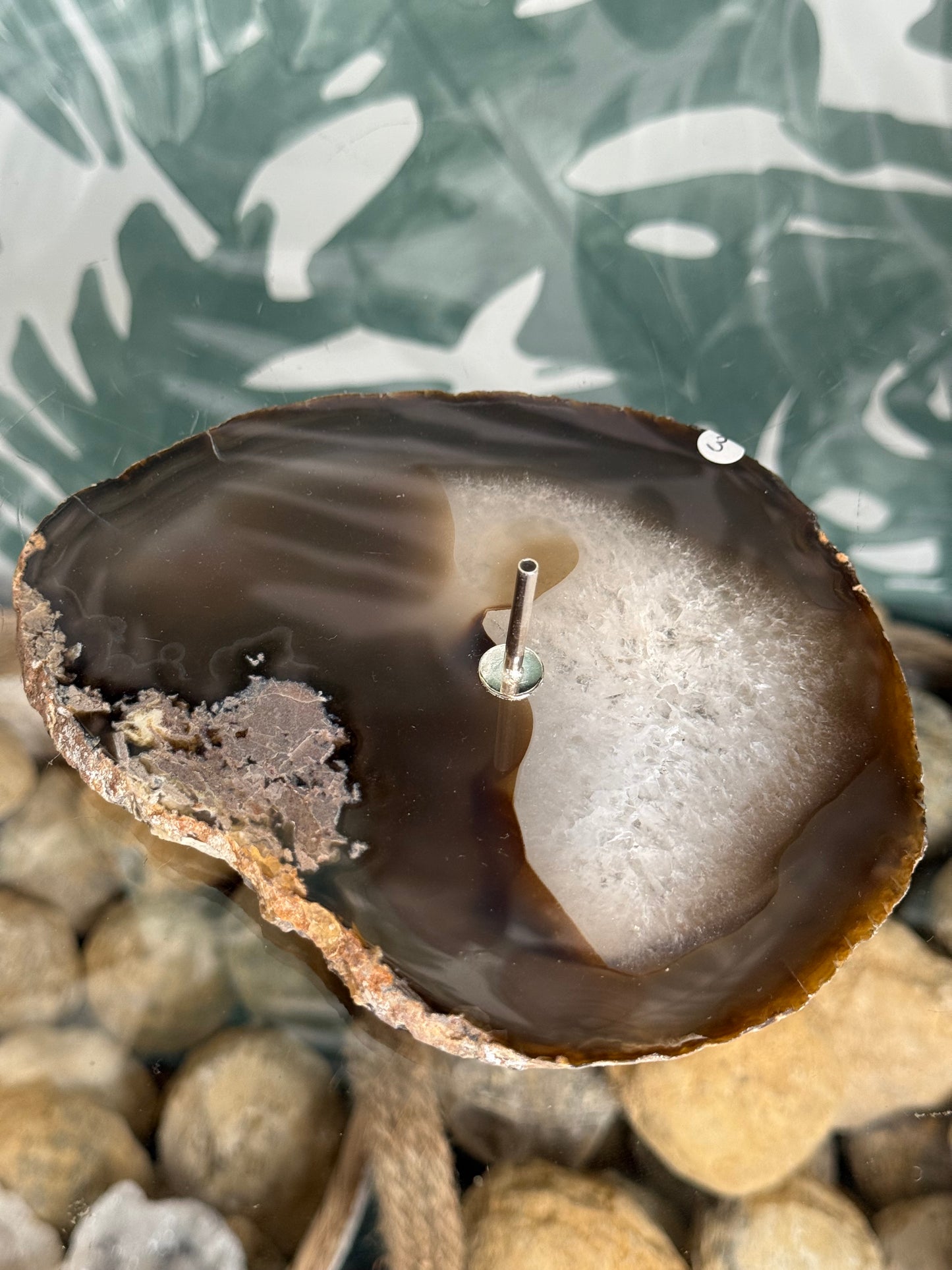 Agaat wierookhouder - no.3