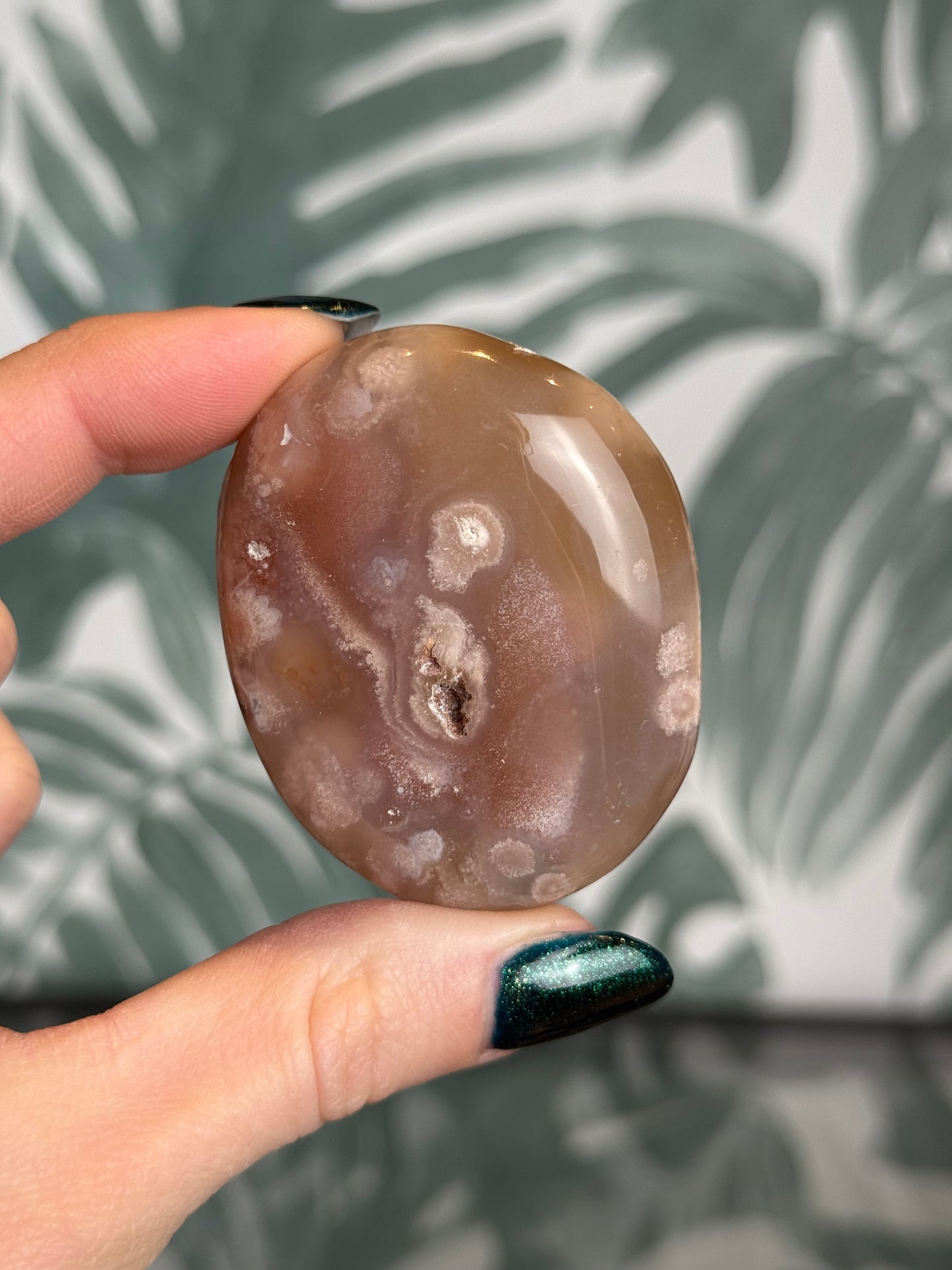 Bloemagaat handsteen -#no.155