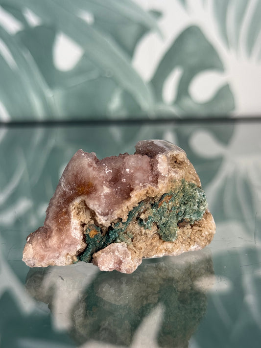 Roze amethist op standvlak - no.195