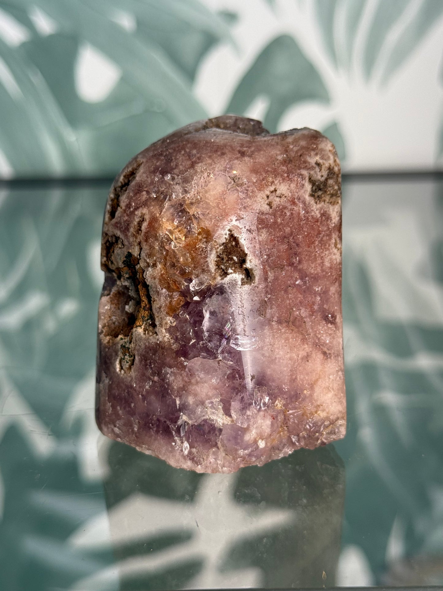 Roze amethist op standvlak - no.197