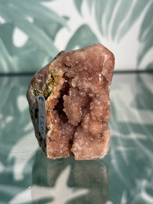 Roze amethist op standvlak - no.198