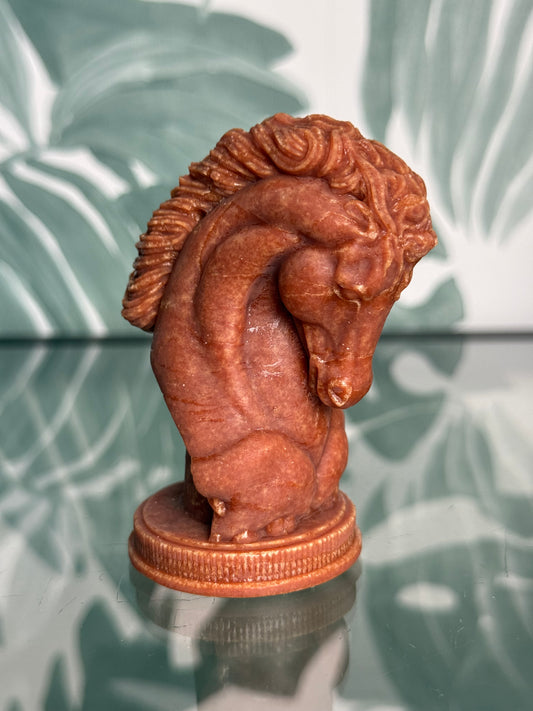 Amberblokje paardenhoofd -original amber