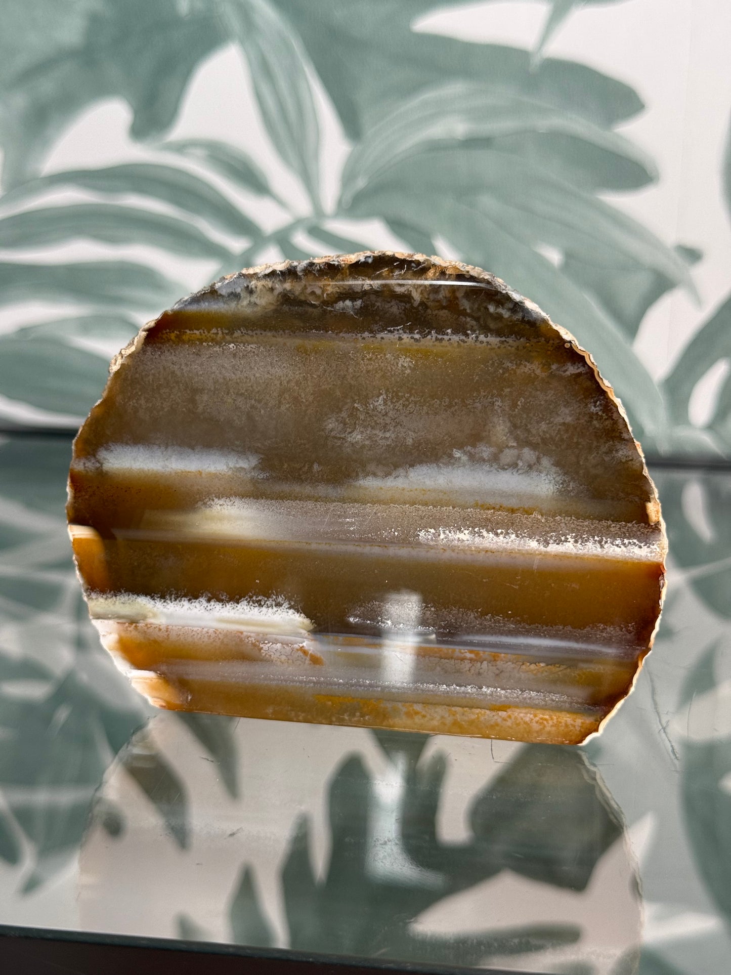 Agaat geode op standvlak #no.36