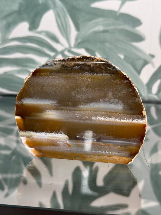 Agaat geode op standvlak #no.36