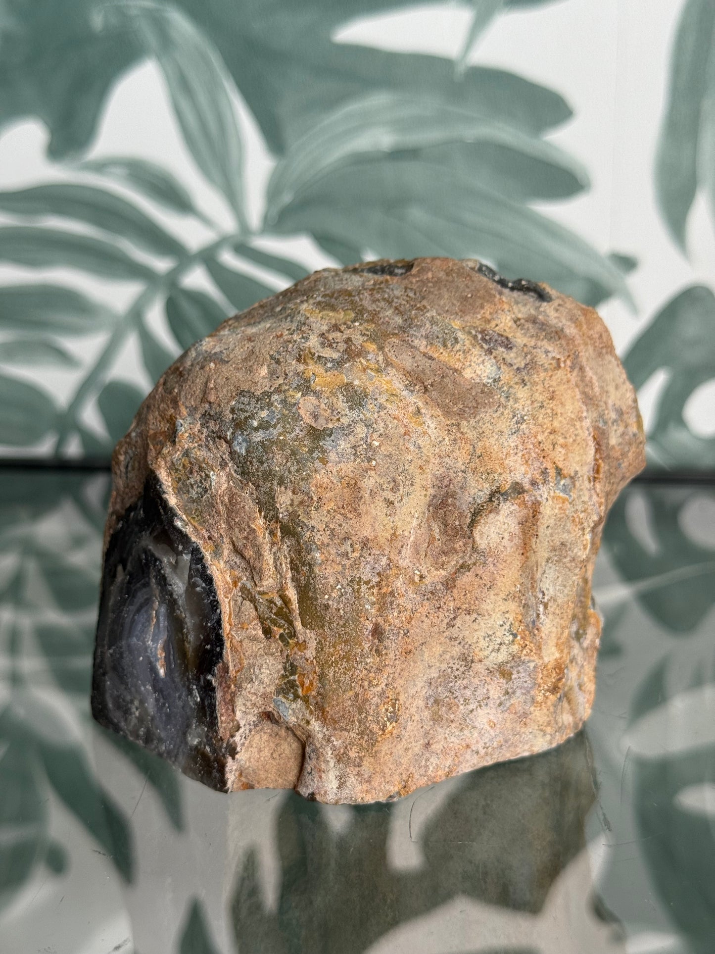 Agaat geode op standvlak #no.39