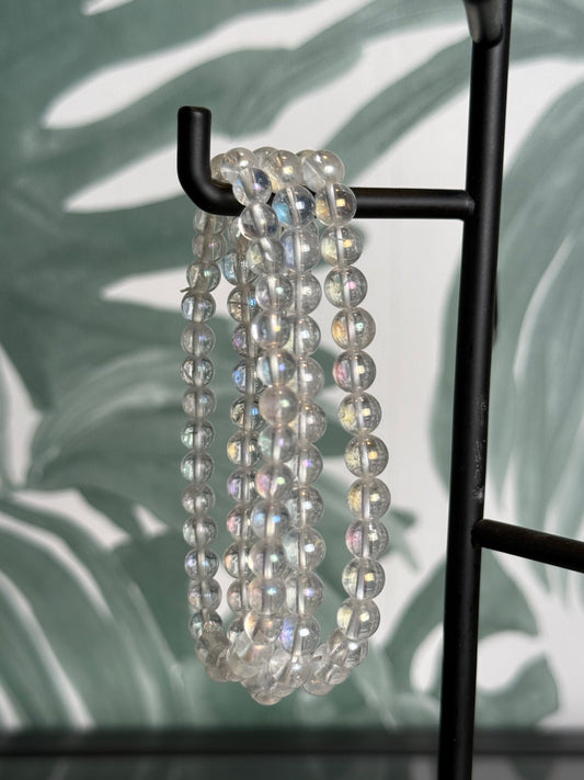 Angel aura armband 6mm (vrede & intuitie)