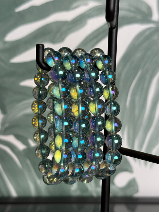 Aqua aura armband 10mm (communicatie & energie)