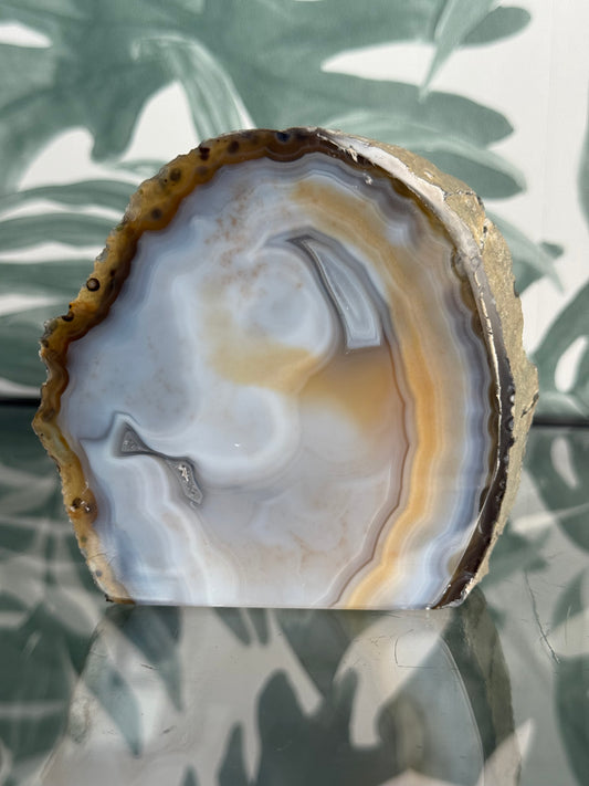 Agaat geode op standvlak #no.38