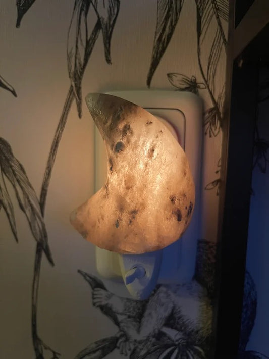 Maan lampje grijs