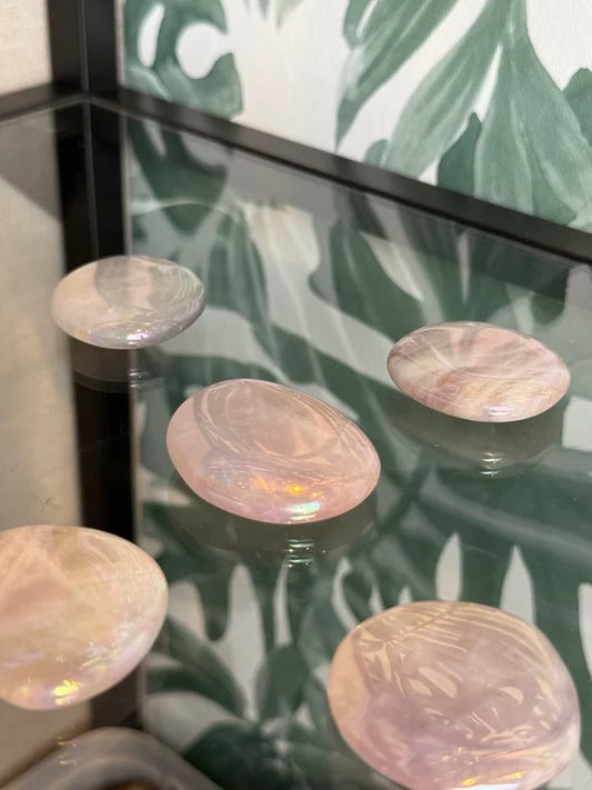 Rozenkwarts angelaura smoothstone (liefde & harmonie)