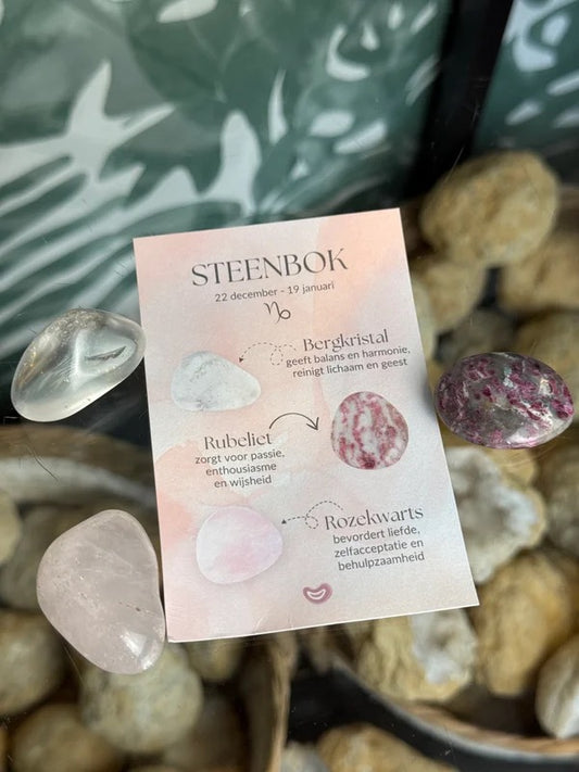 Cadeauset steenbok (22 December - 19 Januari)