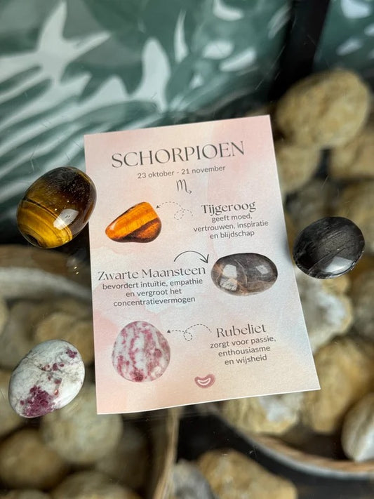 Cadeauset schorpioen (23 Oktober - 21 November)