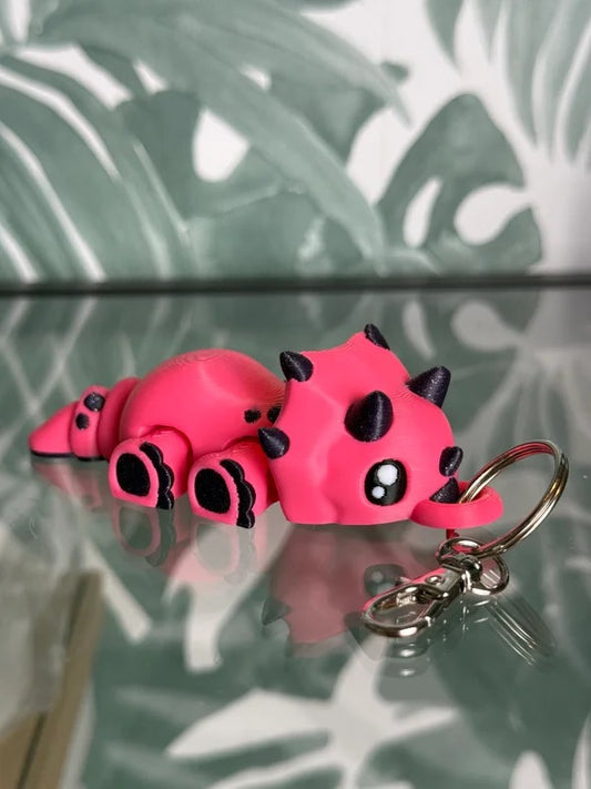 Sleutelhanger triceratops