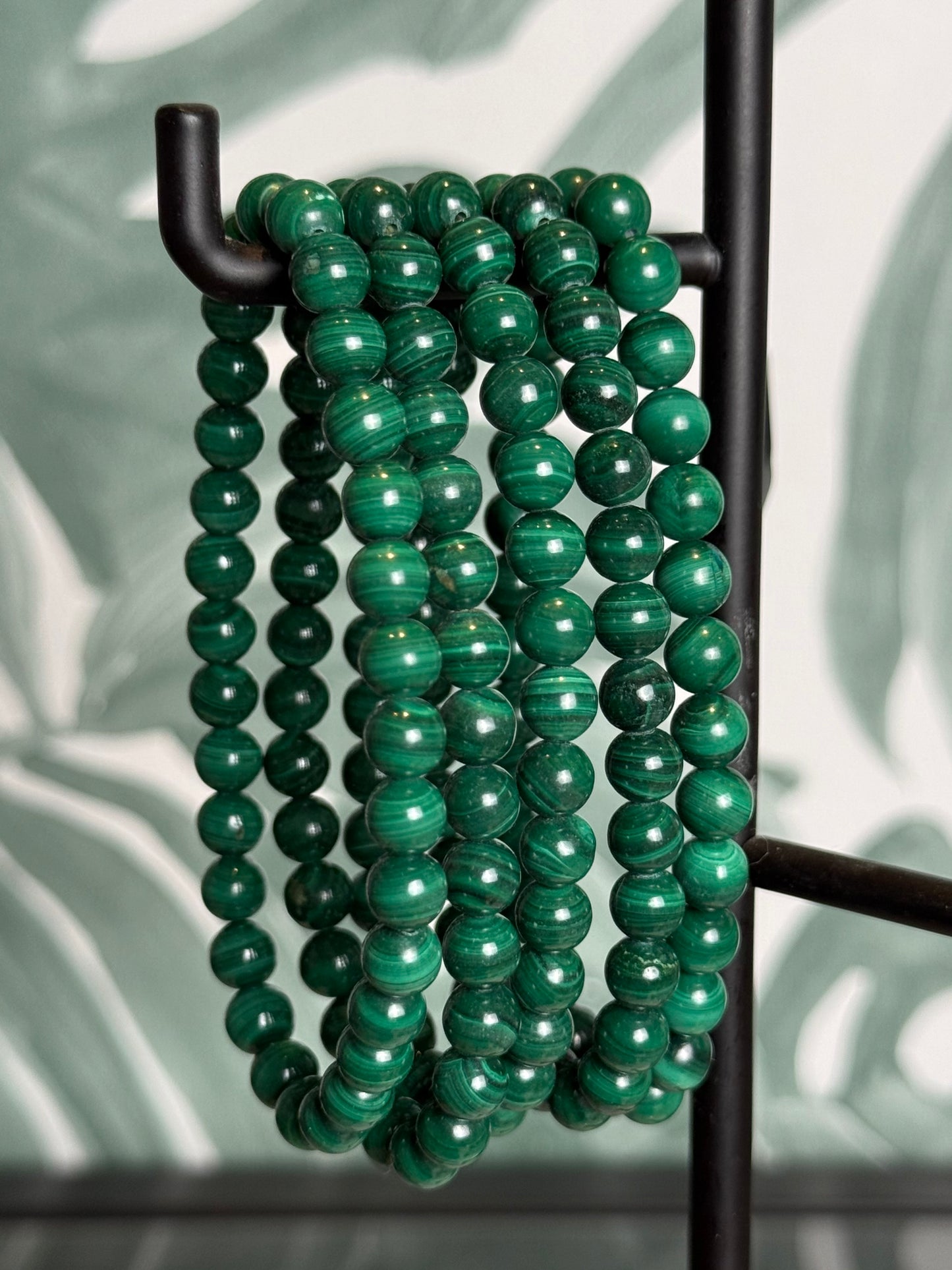 Malachiet armband 6 mm – bescherming, groei & transformatie