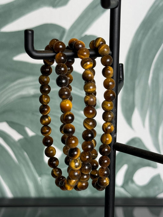 Tijgeroog armband 6mm (bescherming & moed)