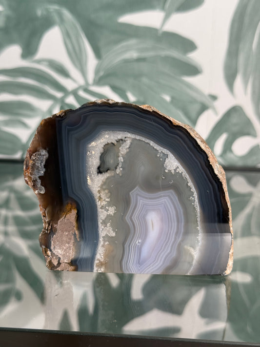 Agaat geode op standvlak #no.39