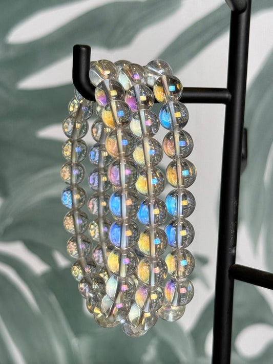 Angel aura armband 8 mm (vrede & intuitie)
